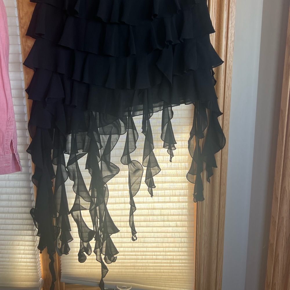 Black skirt asymmetric size 8